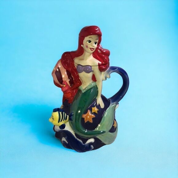 Disney Princess The Little Mermaid Ariel Kreisler Ceramic Teapot - Picture 1 of 10